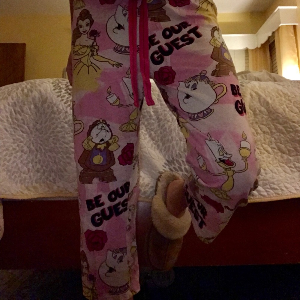 Official Disney Princess Ariel & Bell PJ Pants - Picture 4 of 5